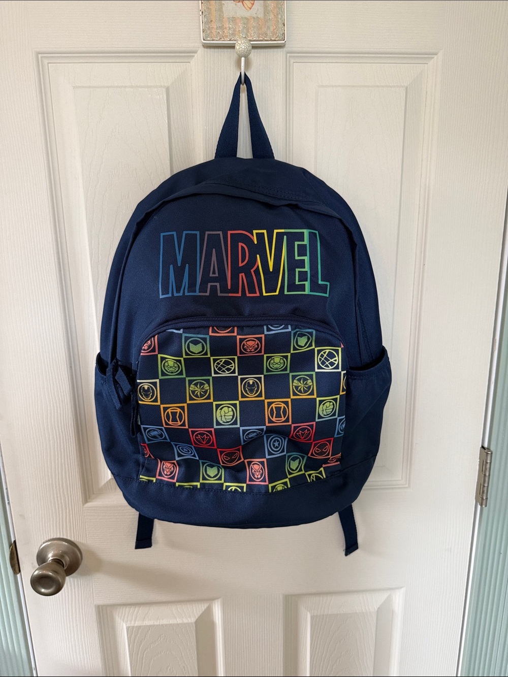 Marvel Navy Logo Backpack from Marvel x GAP